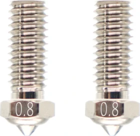 QIDI Druckdüse Plated Copper für X-Smart 3/X-Plus 3/X-Max 3/Q1-Pro 2er-Set, 0.8mm, 2er-Pack