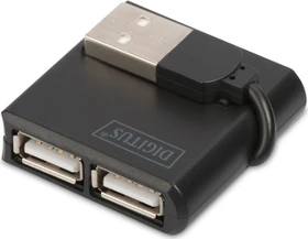 Digitus USB-Hub, 4x USB-A 2.0, USB-A 2.0 [Stecker] (DA-70217)