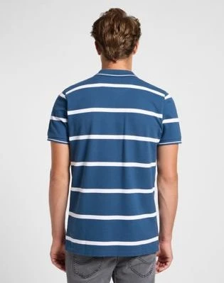 Lee Regular Pique Poloshirt kurzarm orion stripe (Herren)