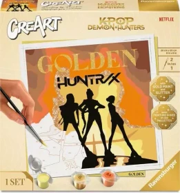Ravensburger Malen nach Zahlen CreArt KPop Demon Hunters Special Edition Golden