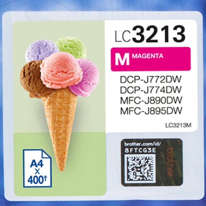 Brother Tinte LC3213M magenta