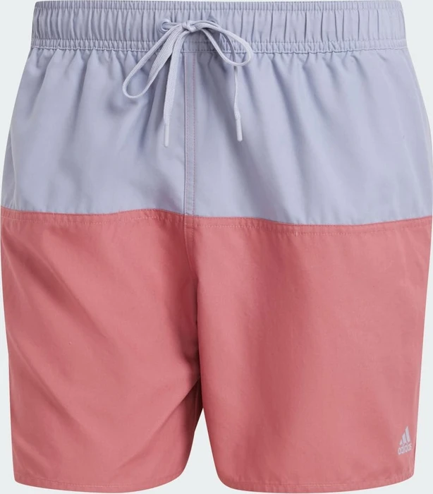 adidas Colorblock CLX Badeshorts silver violet/preloved crimson (Herren)
