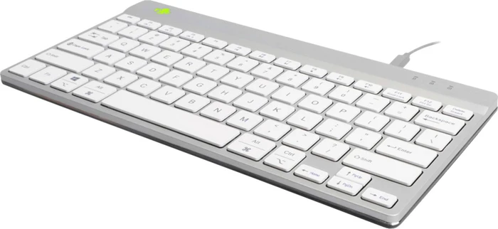 R-Go Compact Break, weiß/silber, USB, DE