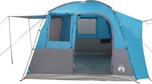 vidaXL 4 Personen Buszelt blau