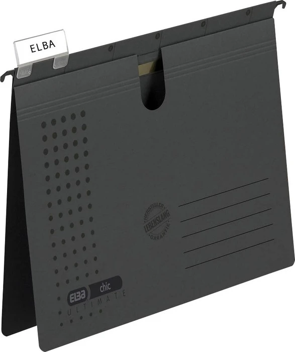 Elba chic ultimate Hängehefter, A4, grau, 5er-Pack (100560165)