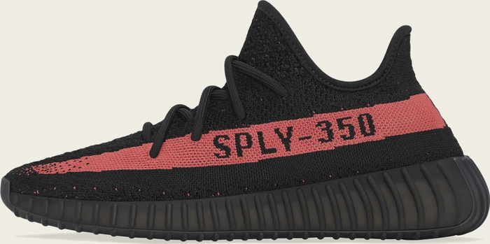 adidas Yeezy Boost 350 V2 core black/red
