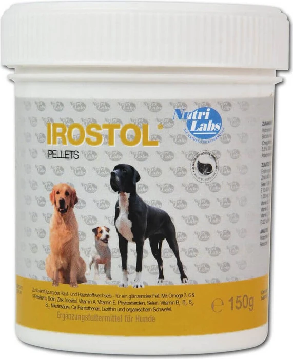 NutriLabs Irostol Pellets für Hunde, 150g