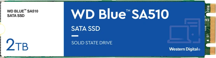 Western Digital WD Blue SA510 SSD 2TB, M.2 2280 / B-M-Key / SATA 6Gb/s