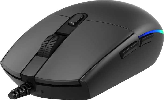 Baracuda Crab Black Gaming Mouse, schwarz, USB