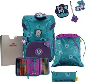 DerDieDas ErgoFlex Easy Fairy Flower Schultaschen-Set, 5-tlg.