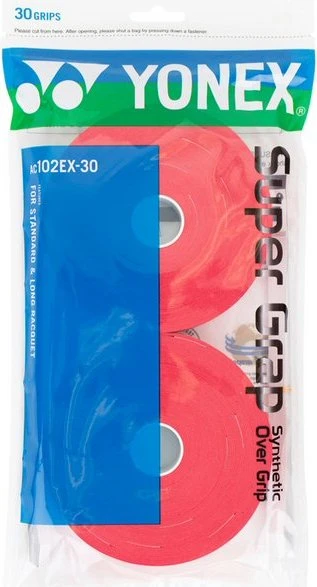 Yonex AC 102-EX30 Super Grap Griffband wine red, 30 Stück