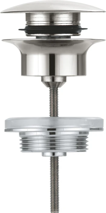 Grohe Ablaufgarnitur mit Druckstopfen supersteel