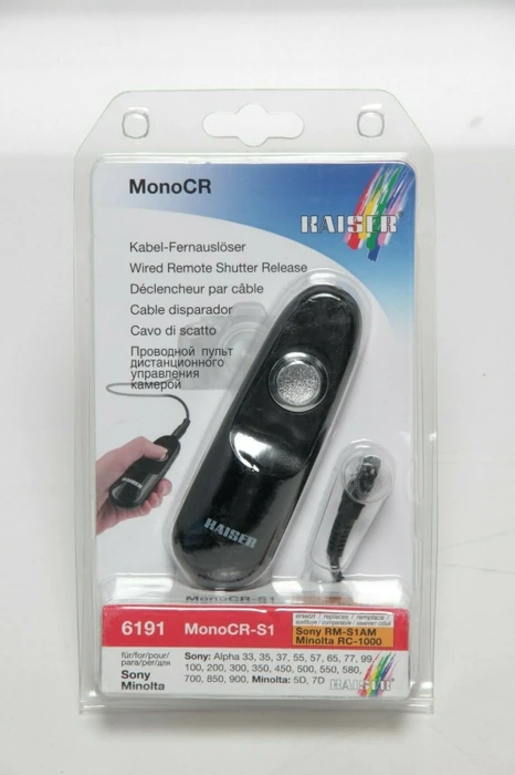 Kaiser MonoCR-S1 Kabelfernauslöser für Sony/Konica Minolta
