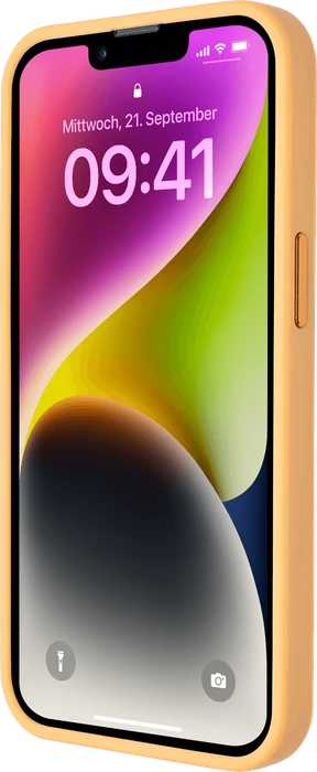Artwizz IcedClip für Apple iPhone 14 tiger orange