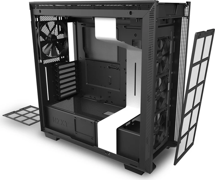 NZXT H710, weiß, Glasfenster