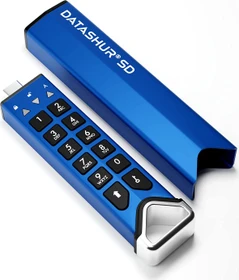iStorage datAshur SD Twin pack, 2 Stück, USB-C 3.0 [Stecker] (IS-FL-DSD-256-DP)