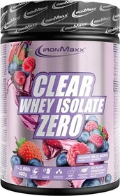 IronMaxx Clear Whey Isolate Zero Wild Berries 400g
