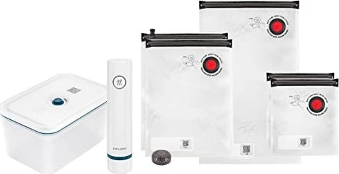 Zwilling Fresh & Save La Mer Kunststoff Starter-Set Vakuumier-Stick, 7-tlg.