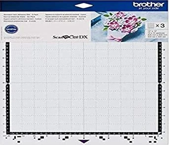 Brother CADXMAT3STD12 Schneidmatte für ScanNCut SDX-Serie, normal klebend, 305x305mm, 3er-Pack