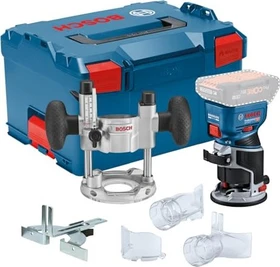 Bosch Professional GKF 18V-8 Akku-Kantenfräse solo inkl. L-Boxx + Zubehör