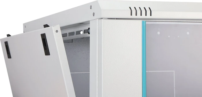 Digitus Dynamic-N Serie 19" Wandgehäuse 7HE, unmontiert, Sicherheitsglastür, IP2X, RAL 7035, 600mm tief