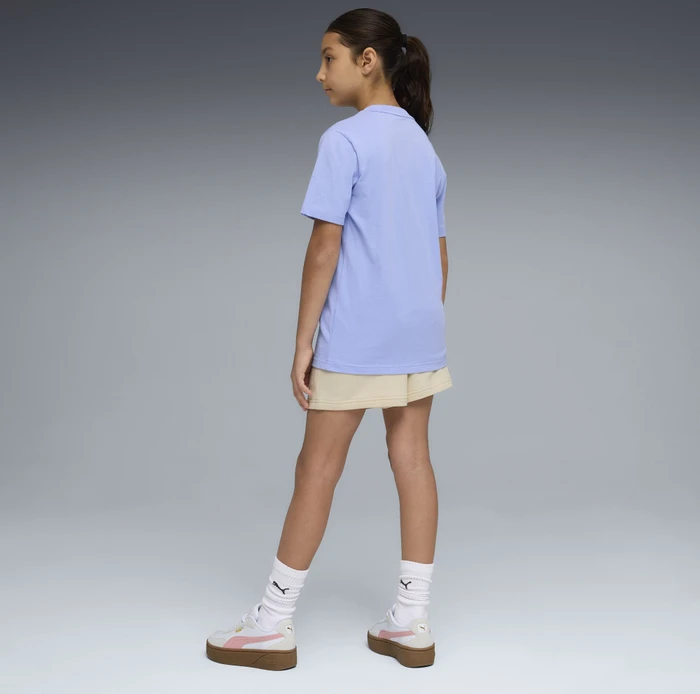 Puma Flaming Love T-Shirt and Shorts Set intense lavender (Junior)
