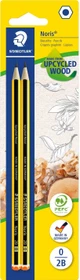 Staedtler Noris 120 Bleistift 2B graphit, schwarz/gelb, 2er-Pack