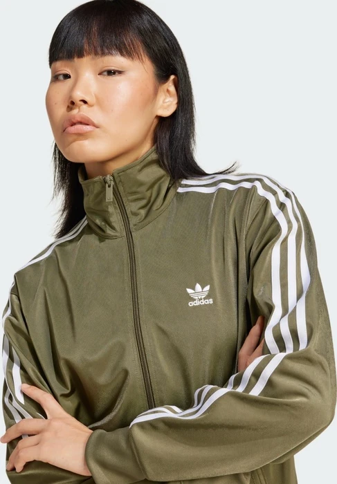 adidas Adicolor Classics Loose Firebird Originals Trainingsjacke olive strata (Damen)
