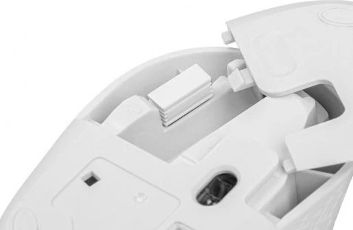 Natec Stork Wireless Mouse weiß, USB