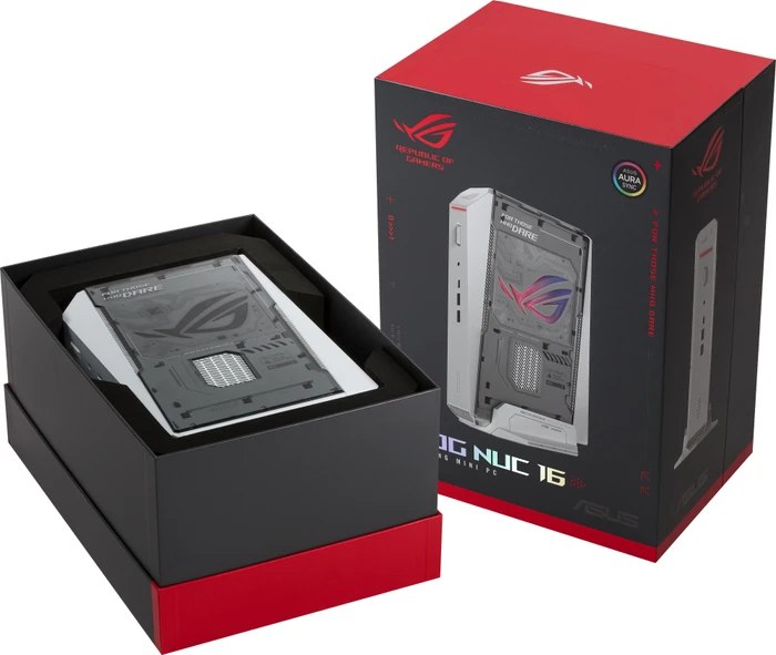 ASUS ROG NUC 16 - Jean Canyon - RNUC16JNK9X28AA2W, weiß, Core Ultra 9 290HX Plus, 32GB RAM, 2TB SSD, GeForce RTX 5080, EU-Netzkabel