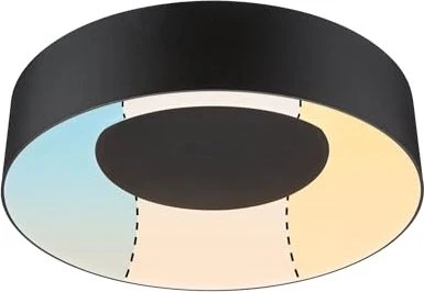 Paulmann Casca LED Deckenleuchte rund 16W schwarz matt