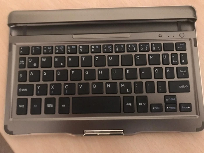 Samsung Tastatur und Schutzhülle für Samsung Galaxy Tab S 8.4, bronze, DE