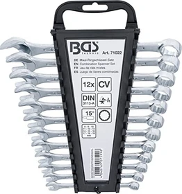 BGS technic Schraubenschlüsselsatz, 12-tlg.