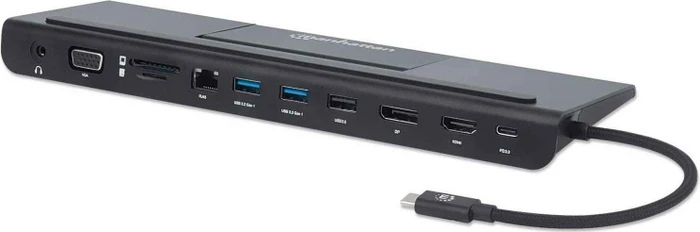 Manhattan 11-in-1 Docking Station, USB-C 3.0 [Stecker]