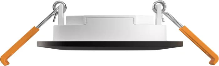Philips Hue White and Color Ambiance Slim Einbauleuchte 90mm schwarz, 3 Stück