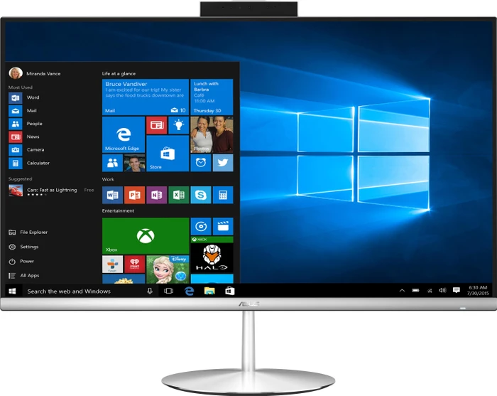 ASUS Zen AiO ZN242IFGT-CA051T, Core i7-7700HQ, 16GB RAM, 512GB SSD, 1TB HDD, GeForce GTX 1050