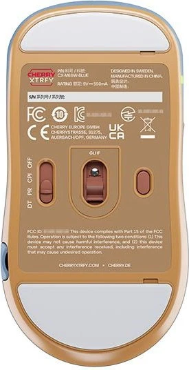 Cherry Xtrfy M68 Wireless blau, USB