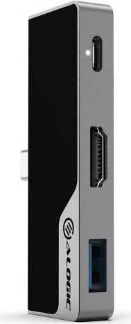 Alogic Ultra Series USB-C Dock Nano Mini, Space Grey, USB-C 3.0 [Stecker]