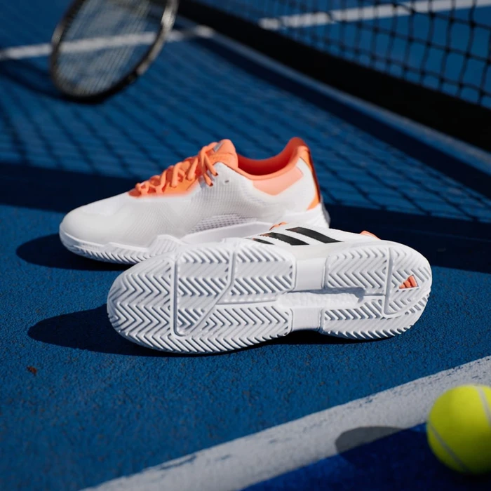adidas Solematch Control 2 cloud white/core black/lucid orange
