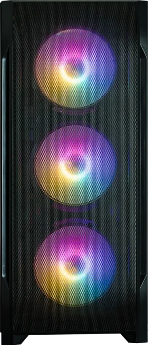Zalman N7 Plus V2, schwarz, Glasfenster