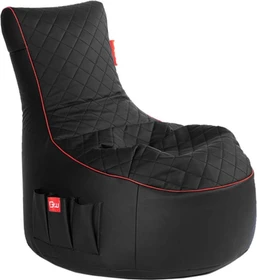 Gamewarez Gaming Sitzsack Classic Crimson Hurricane, schwarz/rot