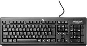 HP Classic Wired Keyboard, USB, UK