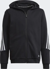 adidas Future Icons 3-Streifen Hoodie schwarz/weiß (Junior)