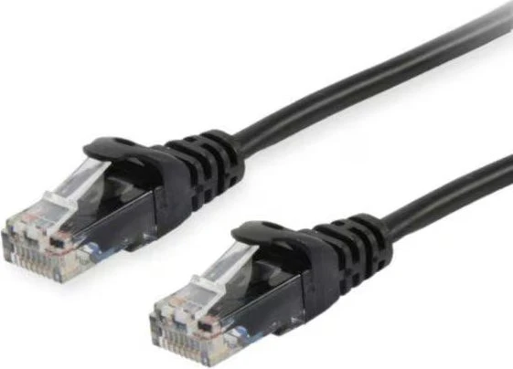 Equip Patchkabel, Cat6, U/UTP, RJ-45/RJ-45, 10m, schwarz