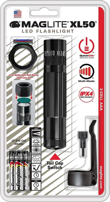 MAG-LITE XL50 Taschenlampe schwarz