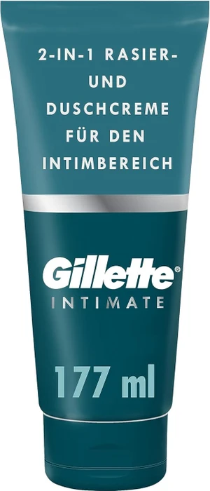 Gillette Intimate 2-in-1 Rasier- und Duschcreme für den Intimbereich, 177ml