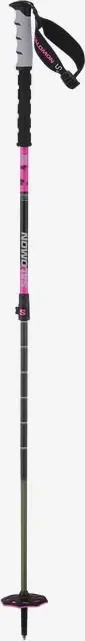 Salomon Steep Pro Vario S3 Alpin Skistock black/rhodamine (Modell 2025/2026)