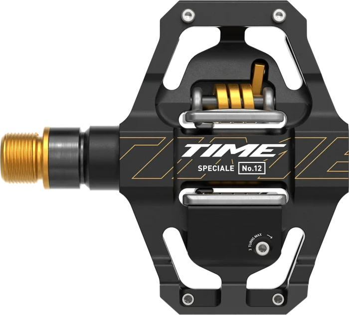 Time Speciale 12 Small Klickpedale schwarz/gold