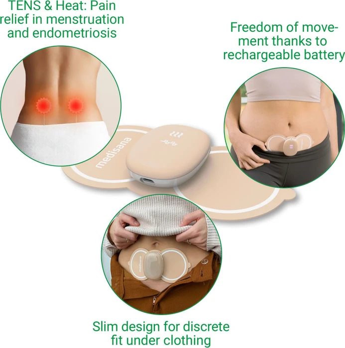Medisana TT 250 TENS-Massagegerät Menstruationsschmerz-Pad