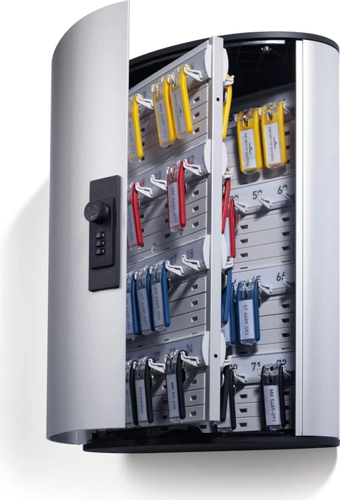 Durable Key Box Code 72 Schlüsselkasten, silber, mechanische Zahlenkombination